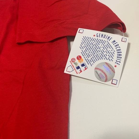 Red Philadelphia Phillies MLB Genuine Merchandise Unisex T-shirt - Picture 4 of 5